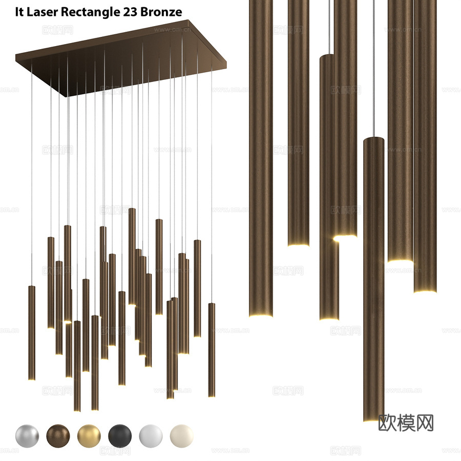 IT-Laser-rectangle-23-bronze 吊3d模型下载