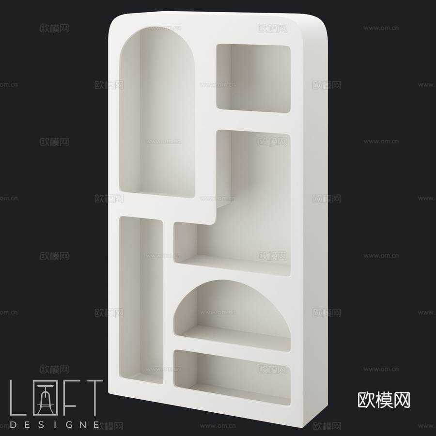 Shelf LoftDesigne 80604型号3d模型下载