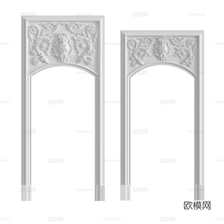 开口第4号与第5号3d模型下载