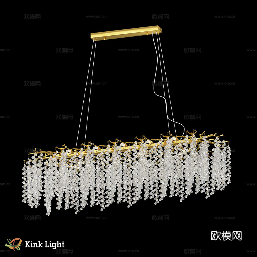 金色吊灯 07879-120.33 OM3d模型下载