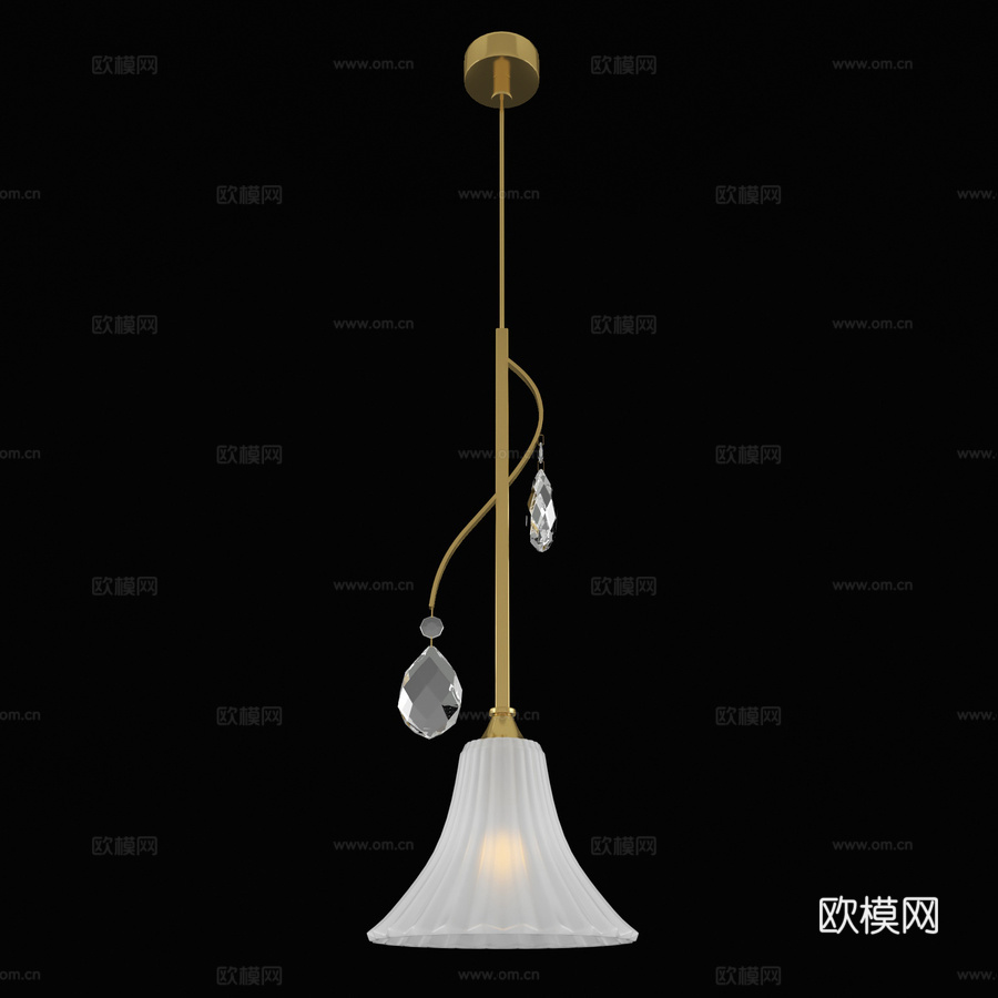 纽波特 4820 4821 S 法式金3d模型下载