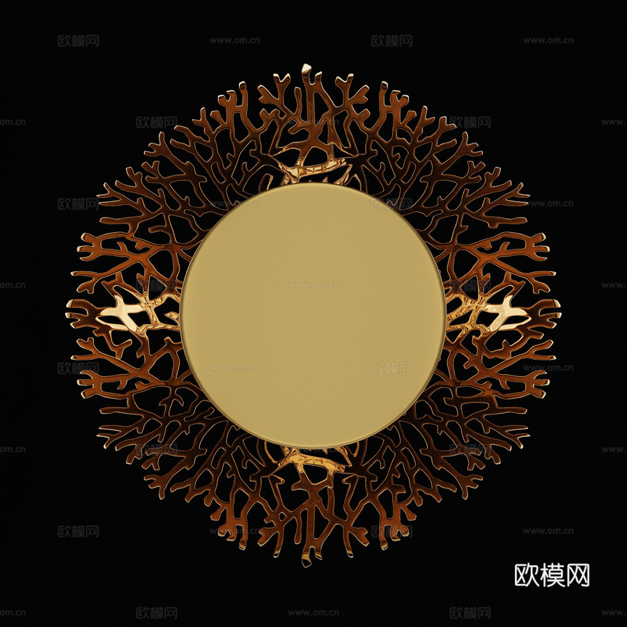 NEWPORT 3820 3824 A 黄铜+金色3d模型下载