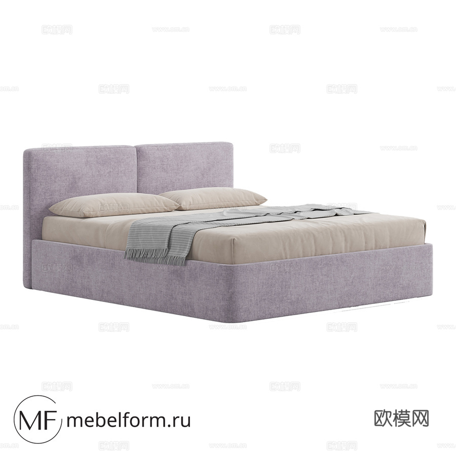 OM床多伦多现代款3d模型下载