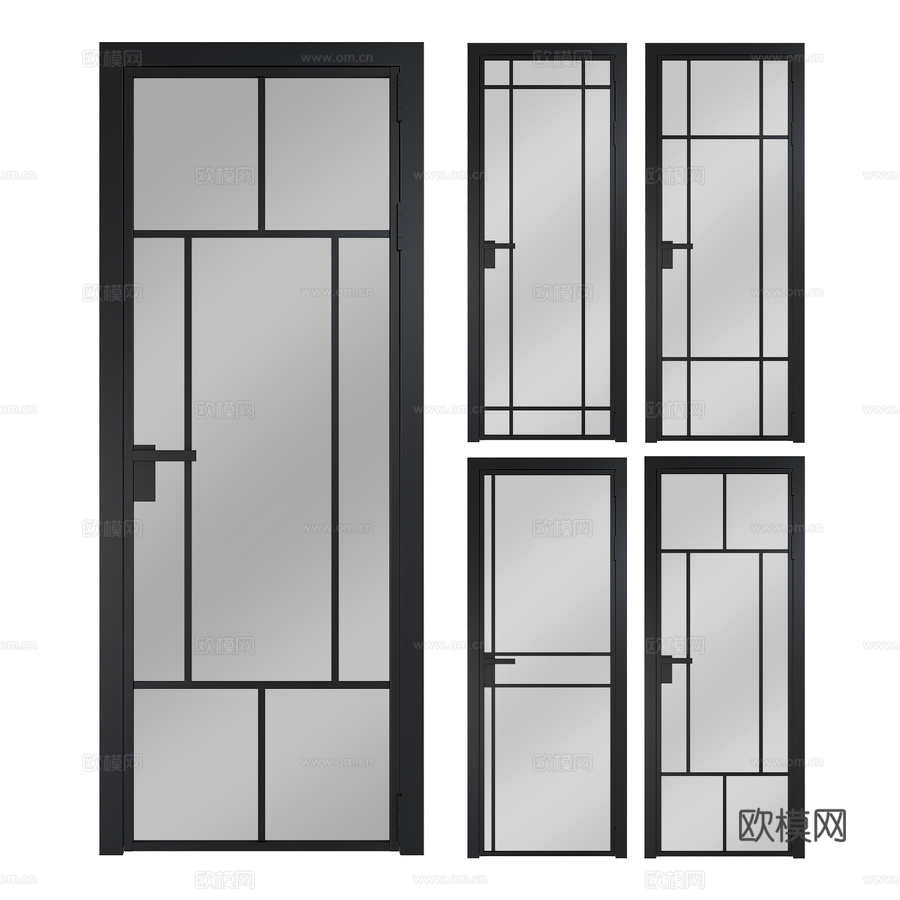 OM PROFILDOORS 室内门3d模型下载