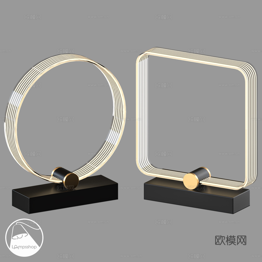 LampsShop.ru NL5210 壁灯 霓虹卧室3d模型下载