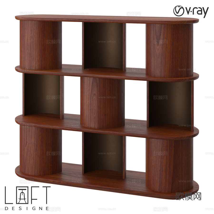 置物架 LoftDesigne 81409 型号3d模型下载