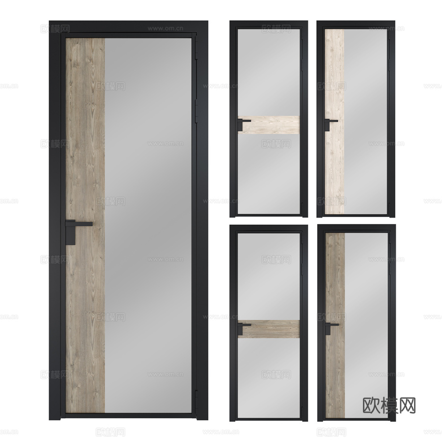 OM PROFILDOORS 室内门 6AG, 7AG3d模型下载