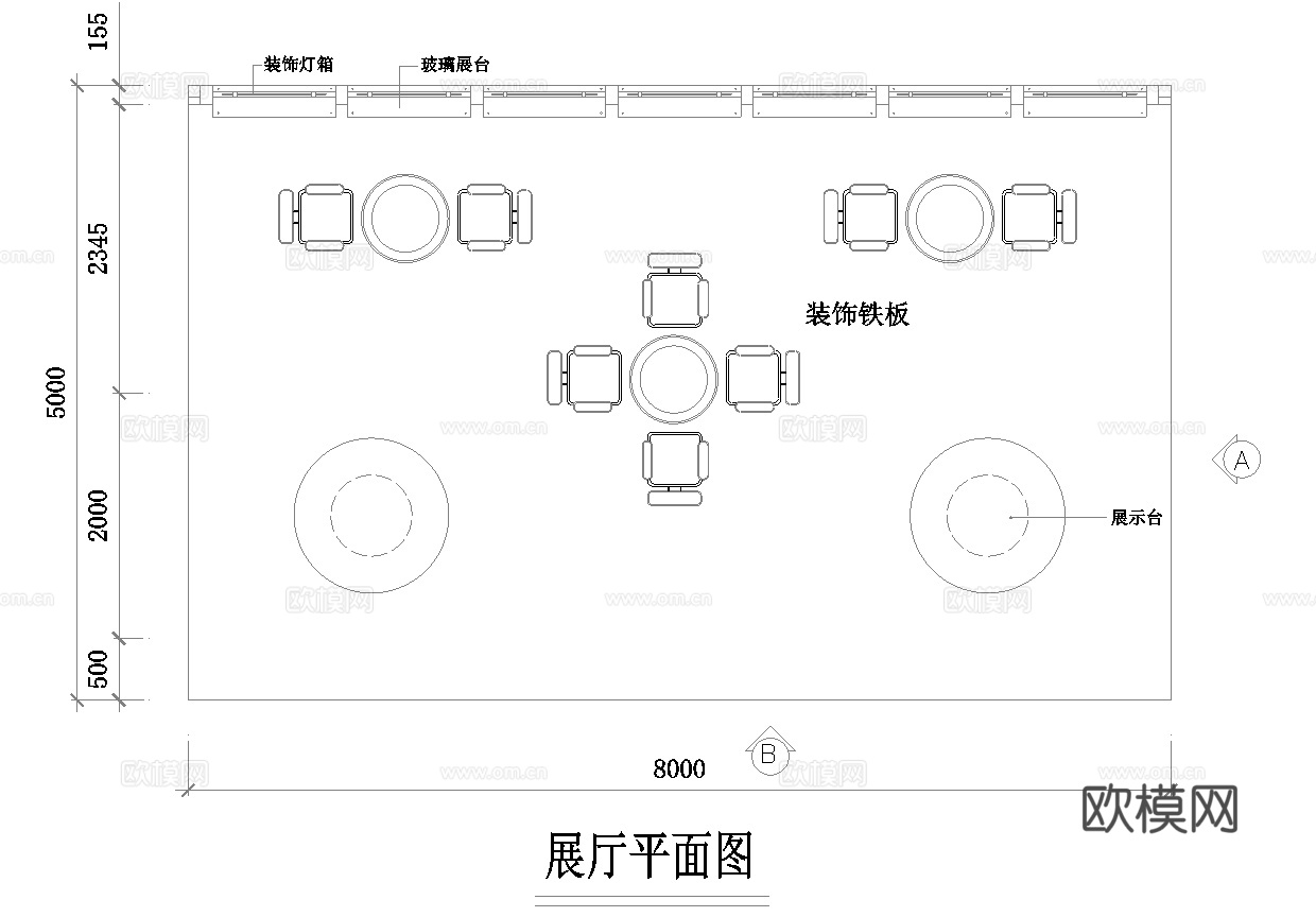40平食品公司展览展台 最新施工图 3d模型 效果图合集cad施工图cad施工图