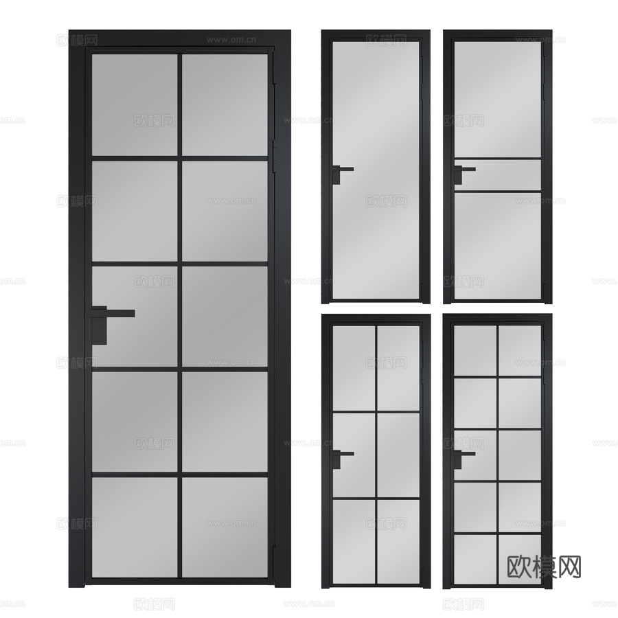 OM PROFILDOORS 室内门3d模型下载