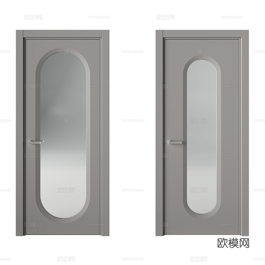 索菲亚·索拉里斯玻璃门（单扇）3d模型下载