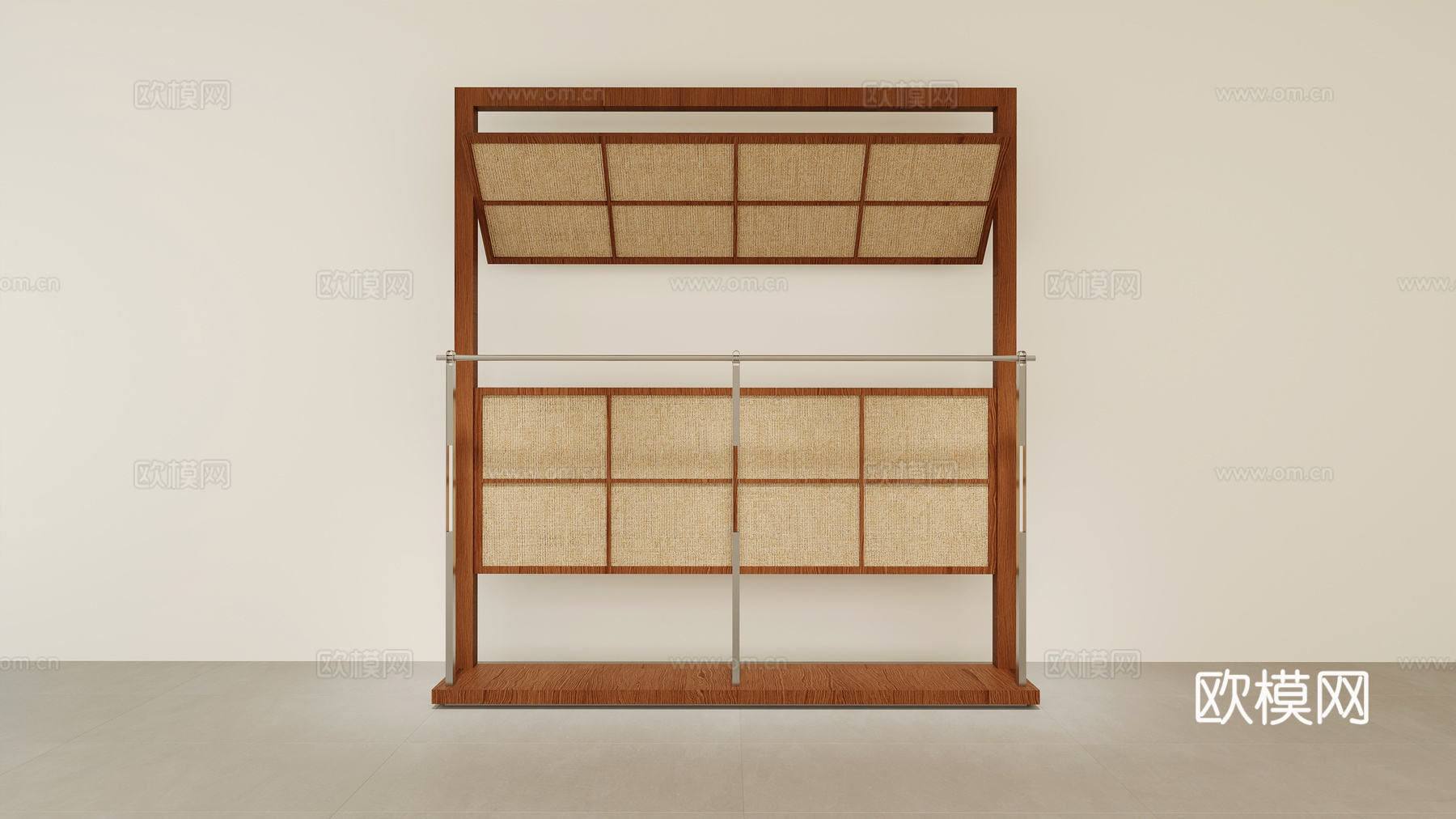 中古金属挂衣架3d模型下载