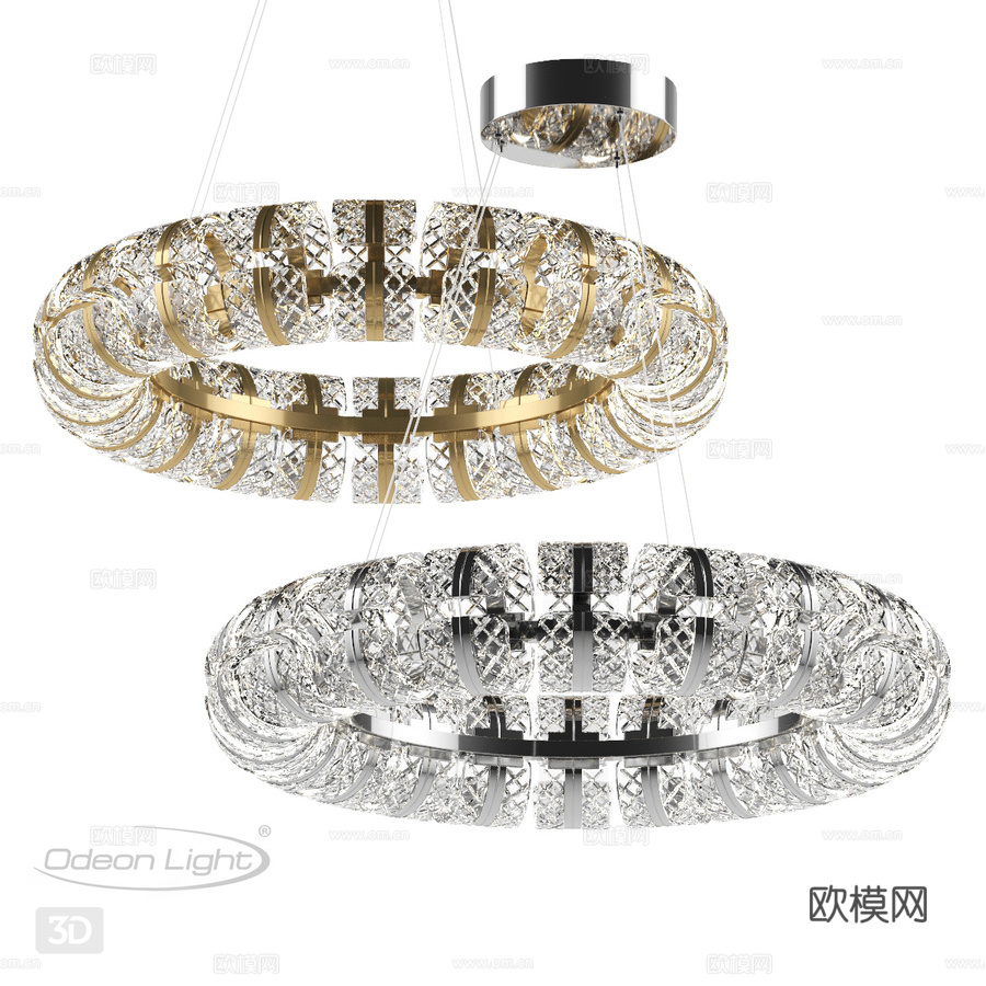 Odeon Light 5029 128L, 5030 123d模型下载