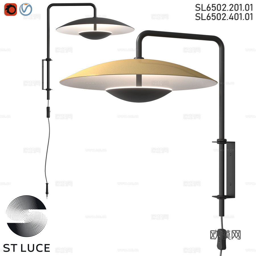 SL6502.201.01 LED 壁灯 OM3d模型下载