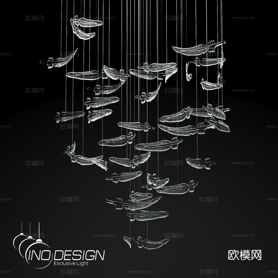 OM 悬挂装饰灯 Inodesign Stylus3d模型下载