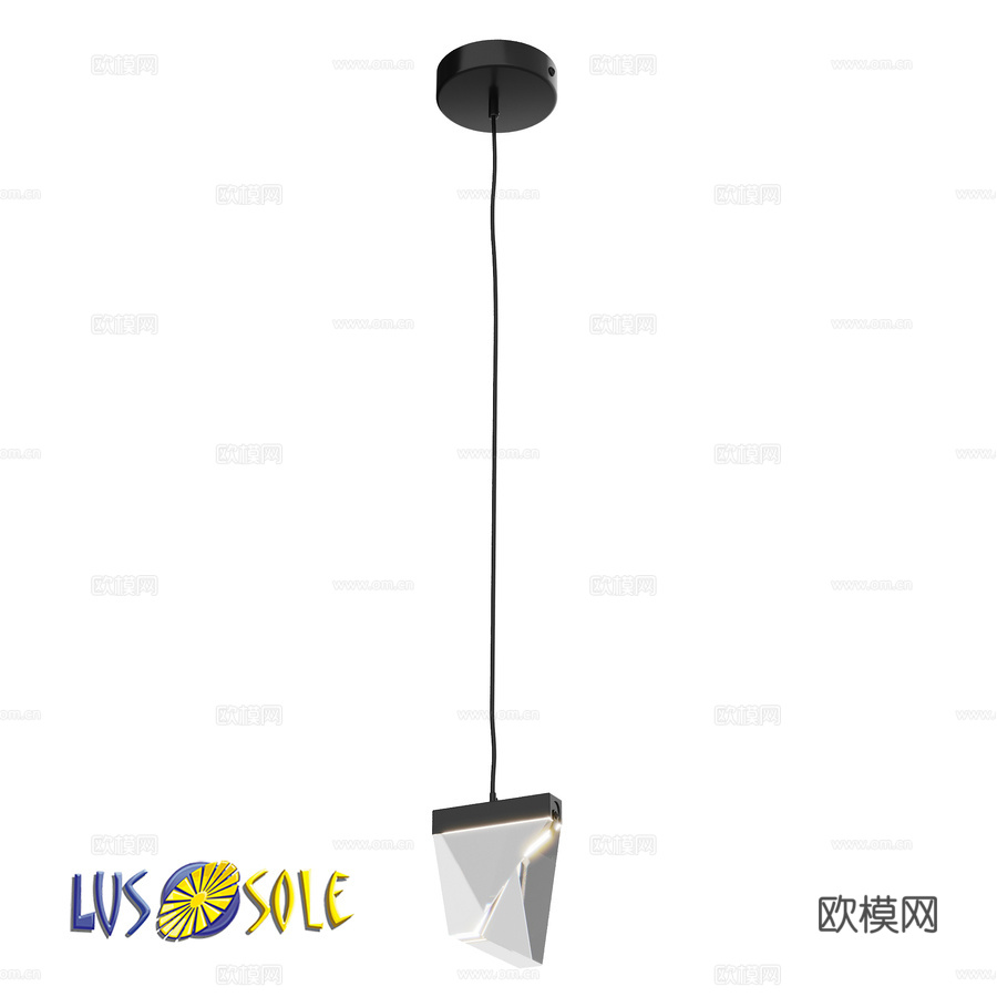 OM吊灯 Lussole Littlerock LSP-703d模型下载