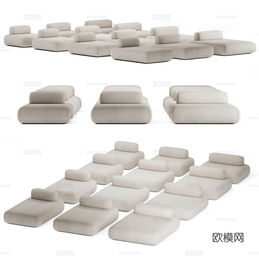 OM Aatom FLOW PLUS 所有模块3d模型下载