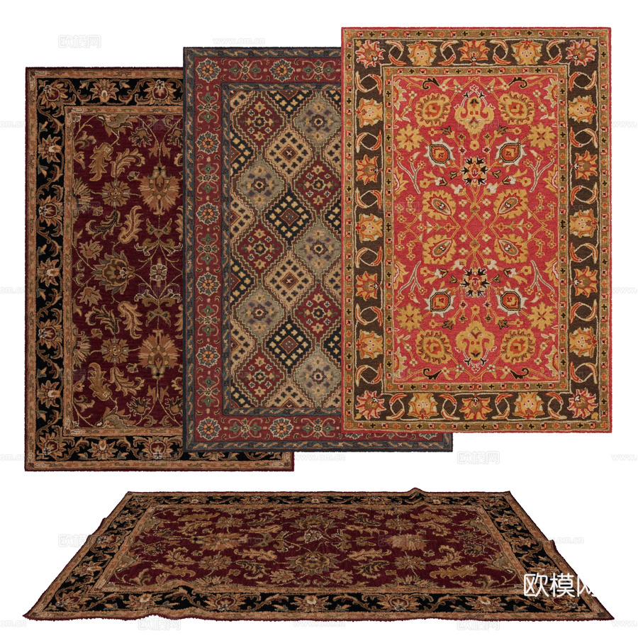 地毯3d模型下载