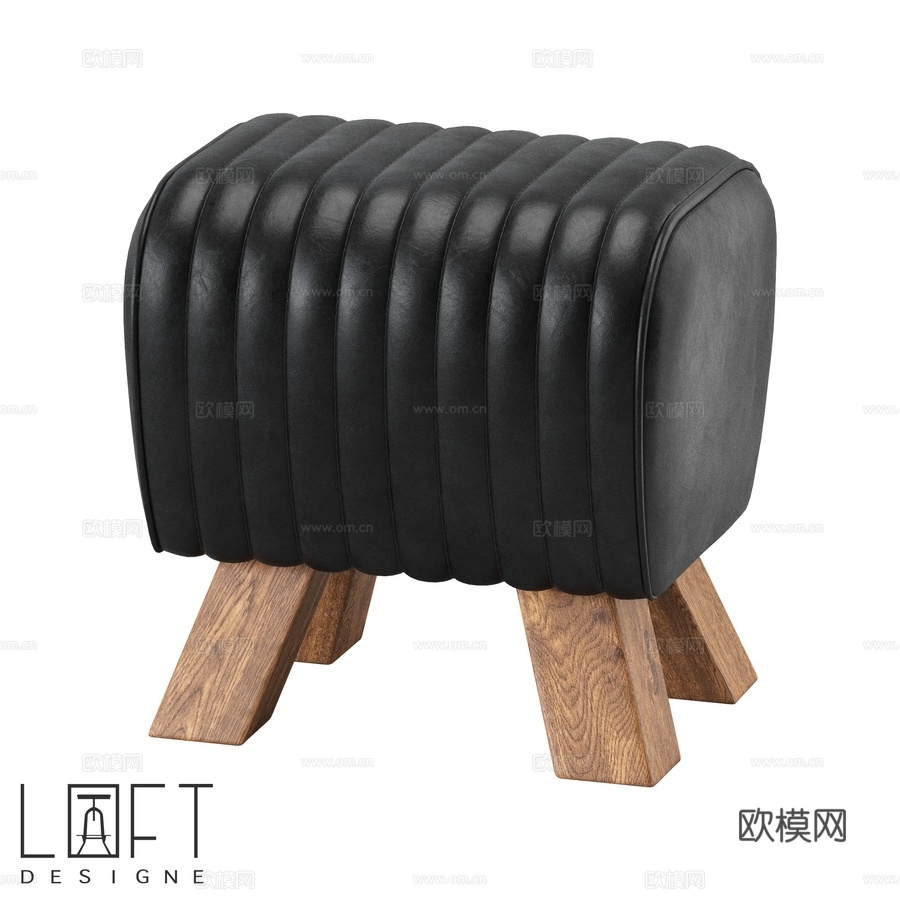 Pouf LoftDesigne 2203型号3d模型下载