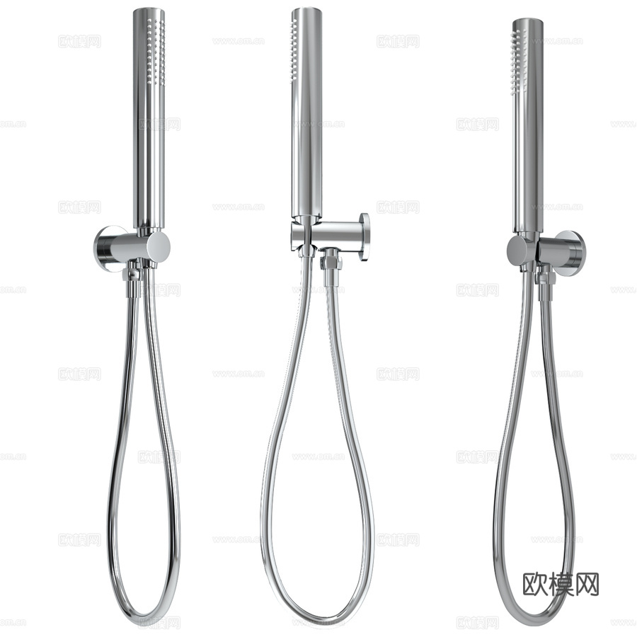淋浴套装 艾伦布劳 优先5.31019-00 镀铬3d模型下载