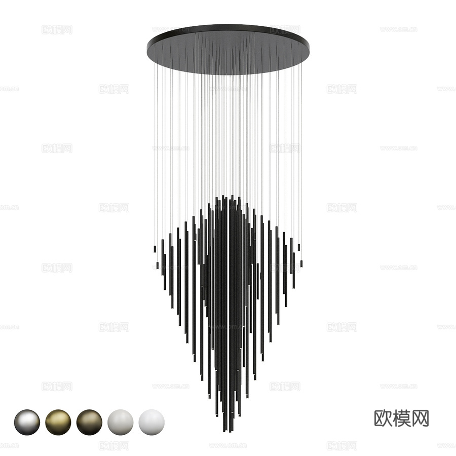 吊灯 Lena Smith Iceberg3d模型下载