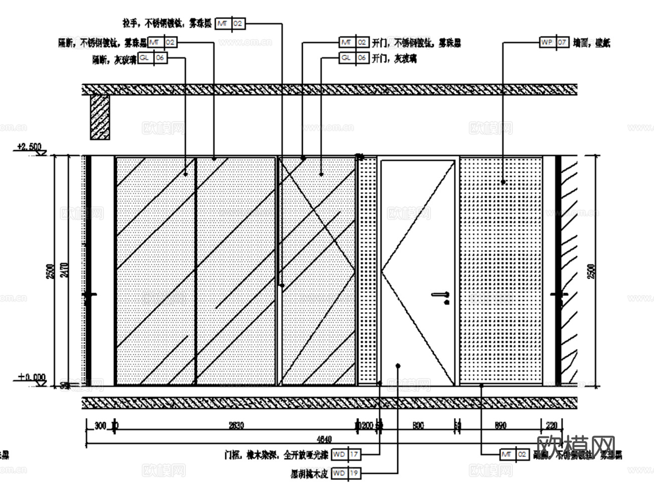 大平层 家装豪宅 大户型 景观房 超大户型 样板间 家装图纸cad施工图
