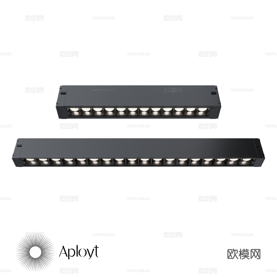 轨道灯 APL.0200.00.09 APL.0200.003d模型下载