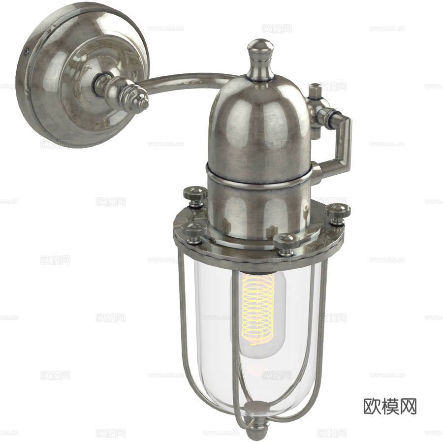 Covali WL-51548 黄铜壁灯3d模型下载