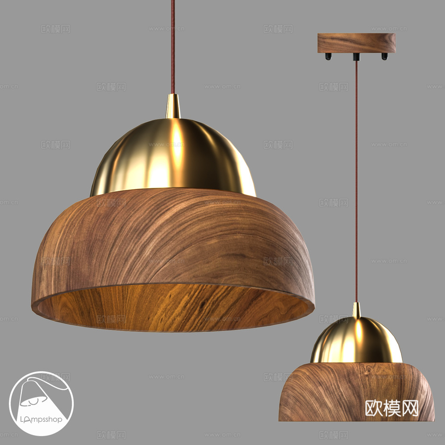 LampsShop.ru PDL2528 吊灯 Hollem3d模型下载