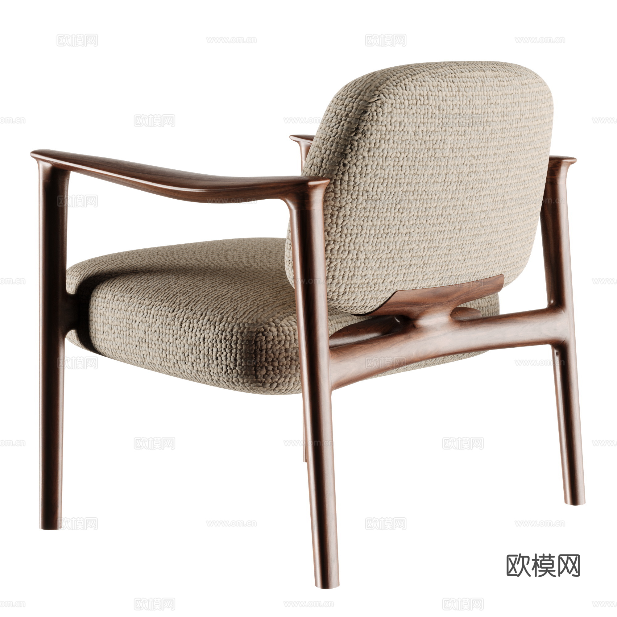 现代休闲椅 扶手椅 餐椅 单椅su模型