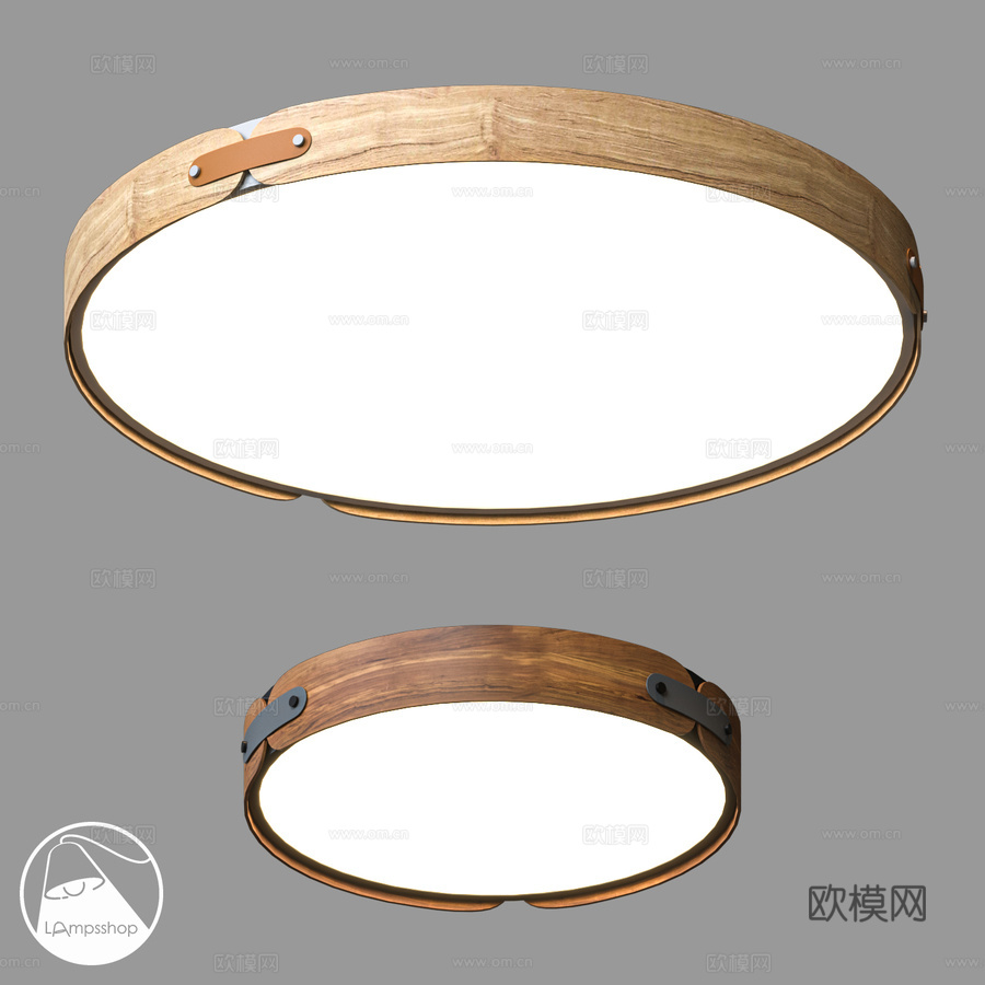 LampsShop.ru PL3285 枝形吊灯 Wood3d模型下载