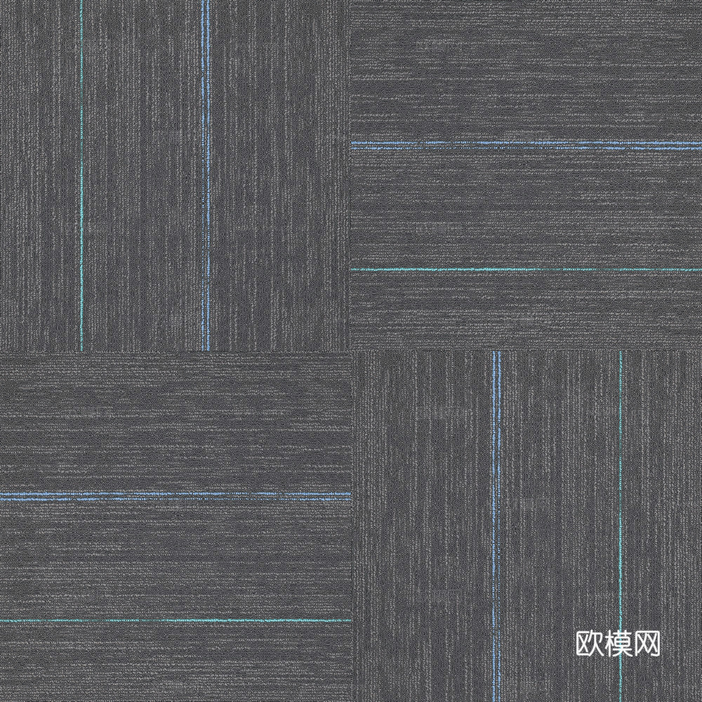 现代无缝方块格子办公块毯