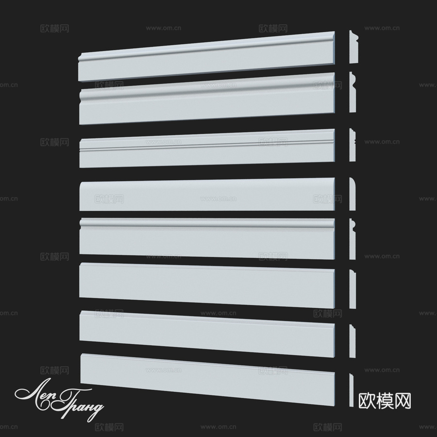 LepGrand 踢脚线套装 23d模型下载