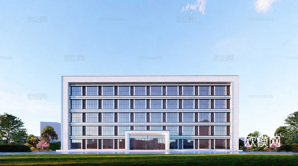 现代学校建筑 学校宿舍建筑 公寓建筑 人才公寓su模型