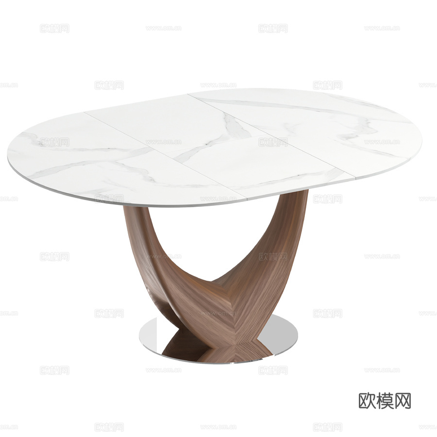 Daisy陶瓷桌面折叠桌3d模型下载