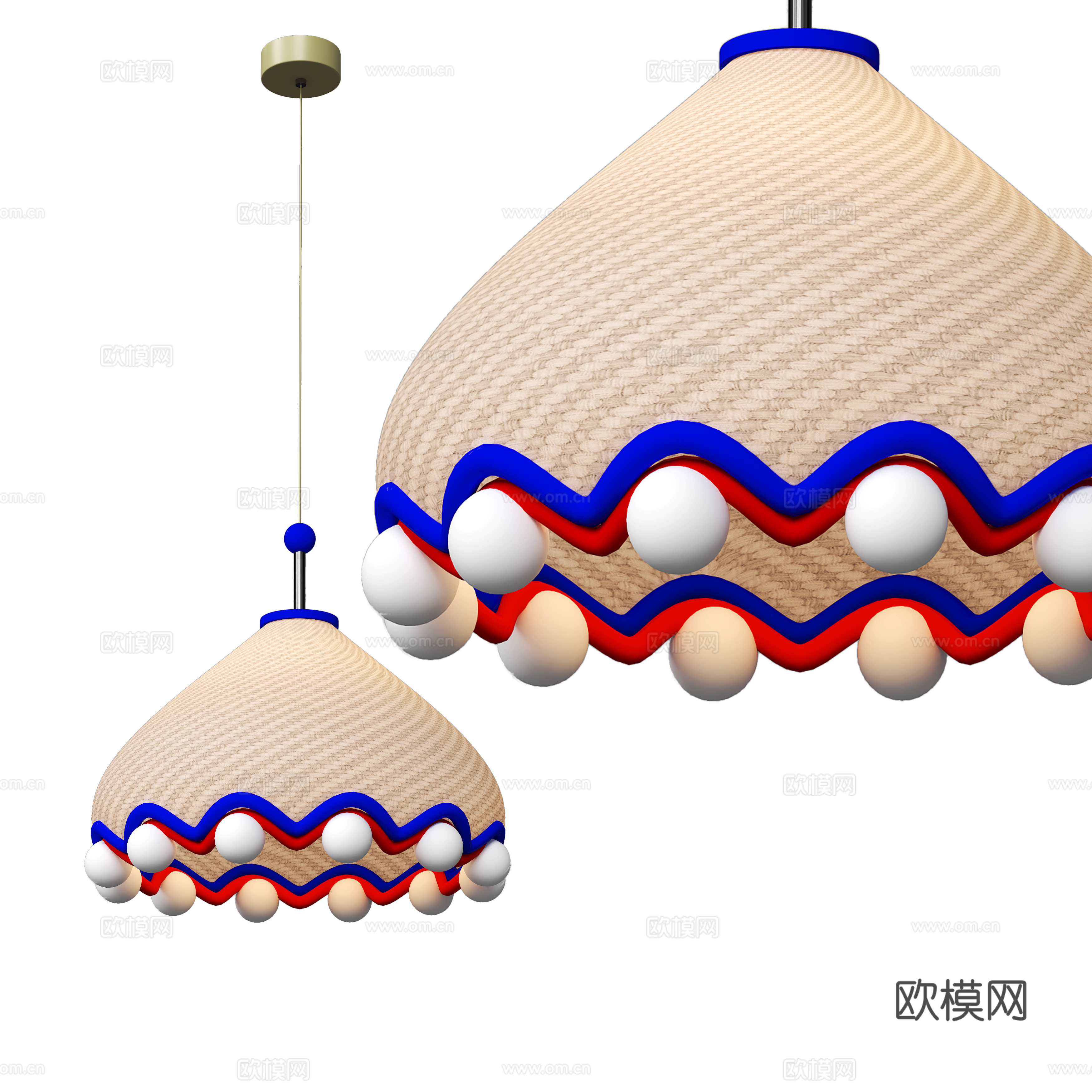 多巴胺吊灯su模型