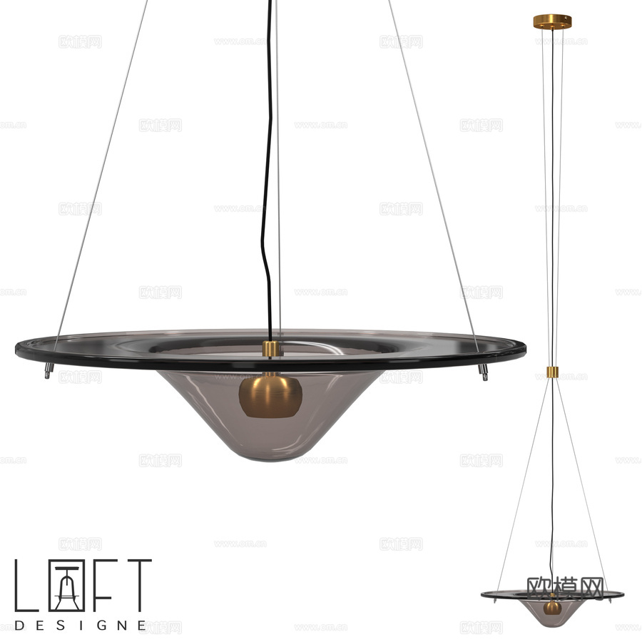 LoftDesigne 8039型号吊灯3d模型下载