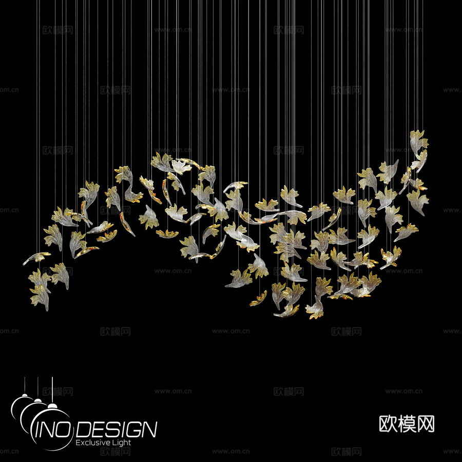 OM 悬挂装饰 Inodesign 波浪 153d模型下载