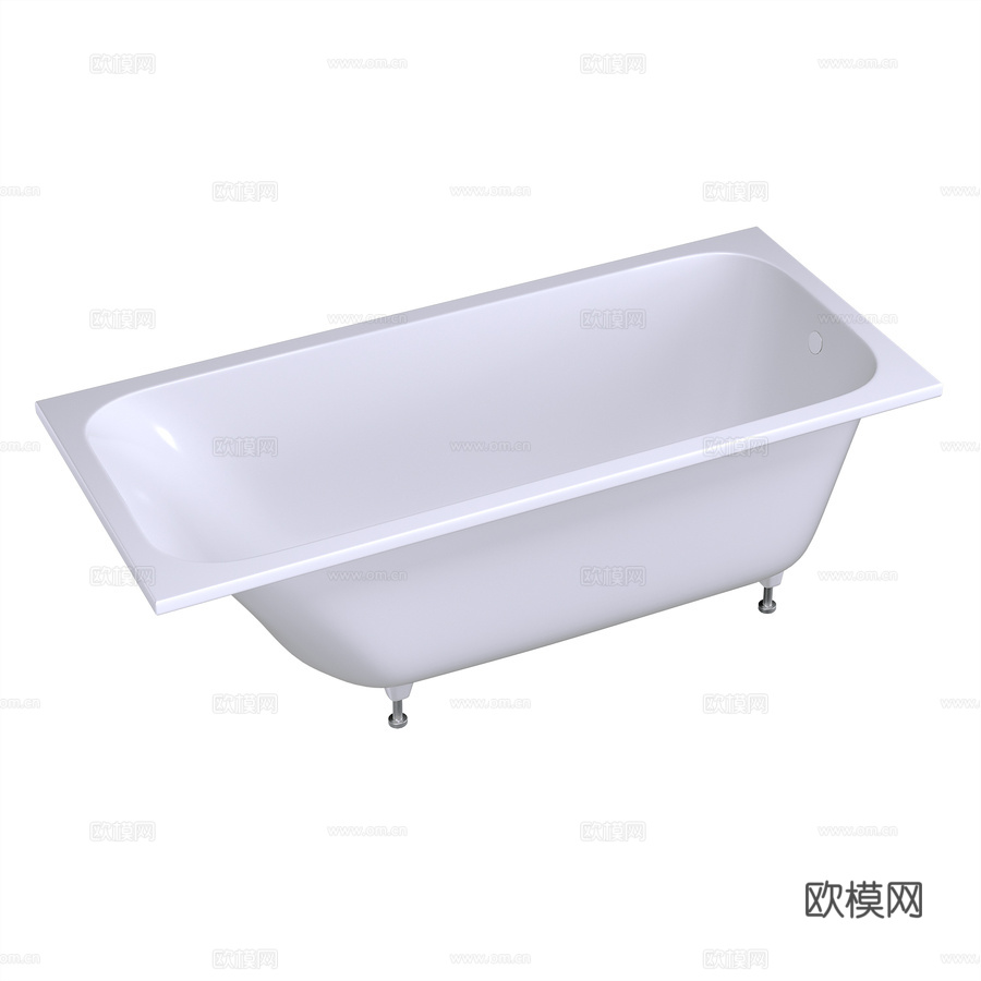 嵌入式浴缸 Salini ORLANDA 160, 170,3d模型下载
