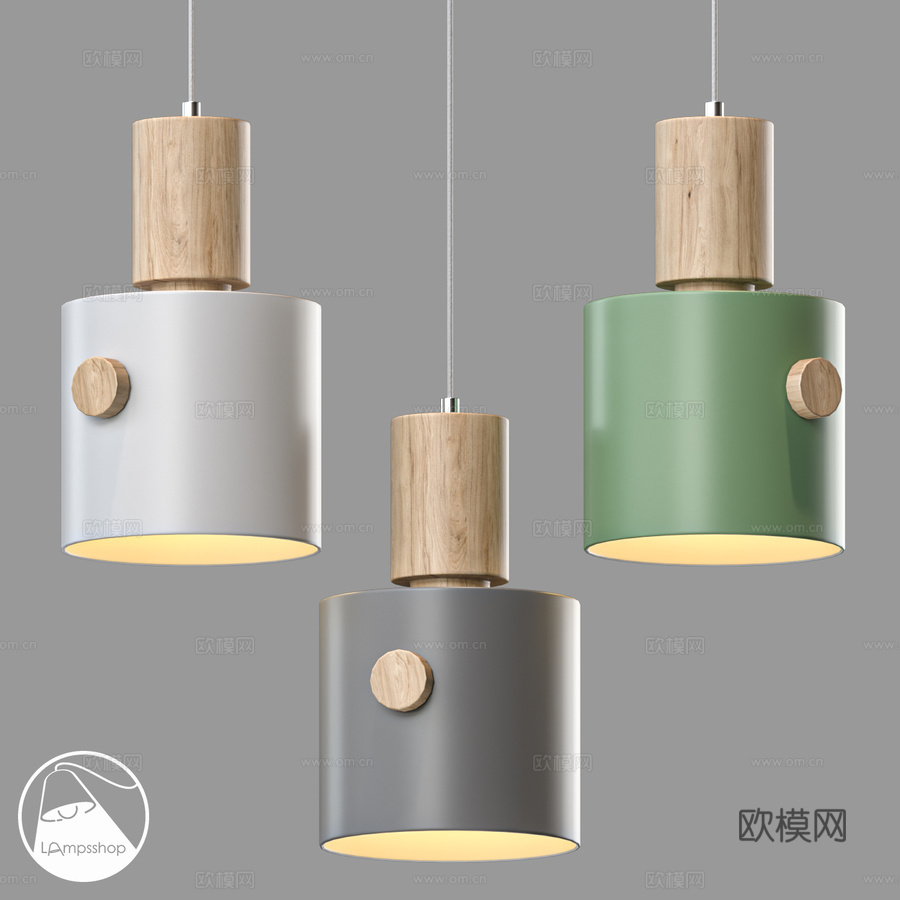 LampsShop.ru PDL2514 吊灯 Ainkal3d模型下载