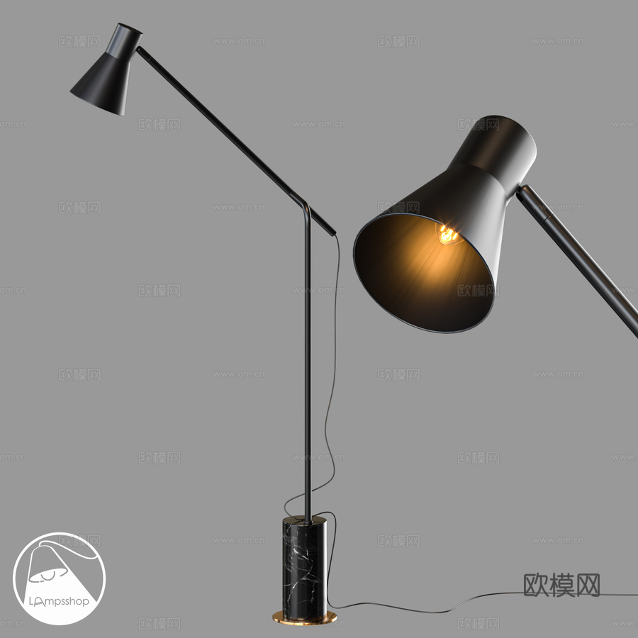 LampsShop.ru T6159 落地灯 Bogem T3d模型下载