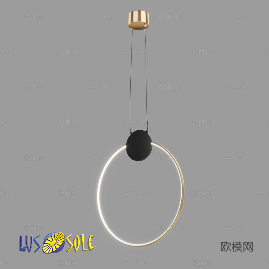 OM 吊灯 Lussole LSP-71073d模型3d模型下载