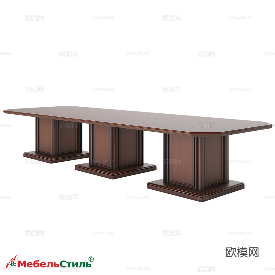 OM 丹特会议桌3d模型下载