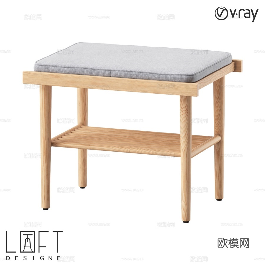 Stool LoftDesigne 38976 型号3d模型下载