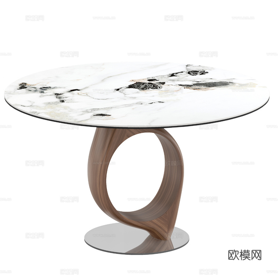 绿洲陶瓷，陶瓷台面餐桌3d模型下载