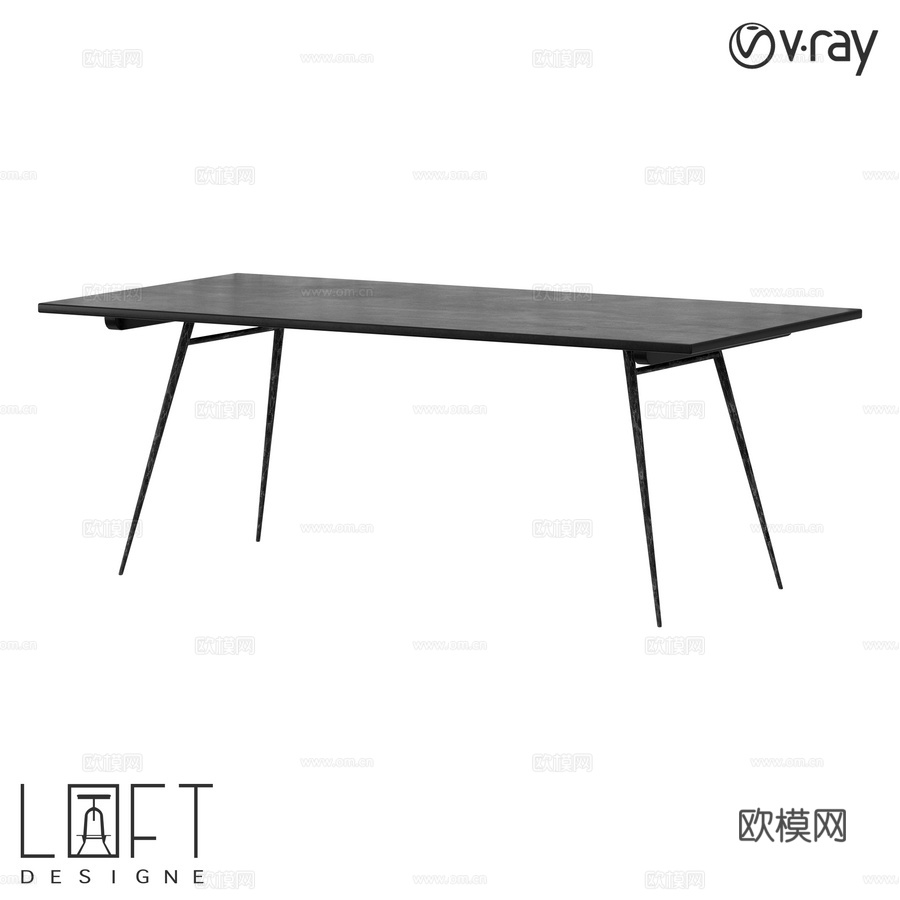 LoftDesigne 6703 款台灯3d模型下载