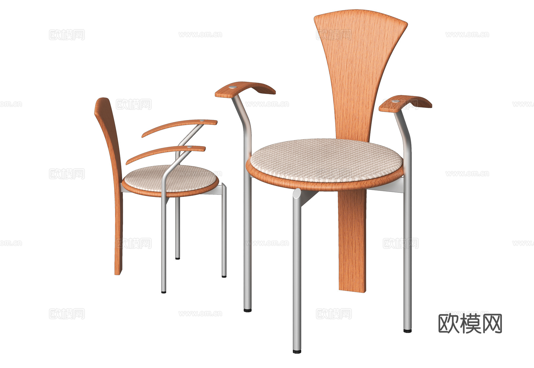 现代单椅su模型su模型