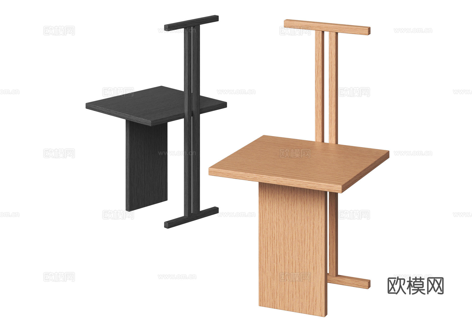 现代单椅su模型