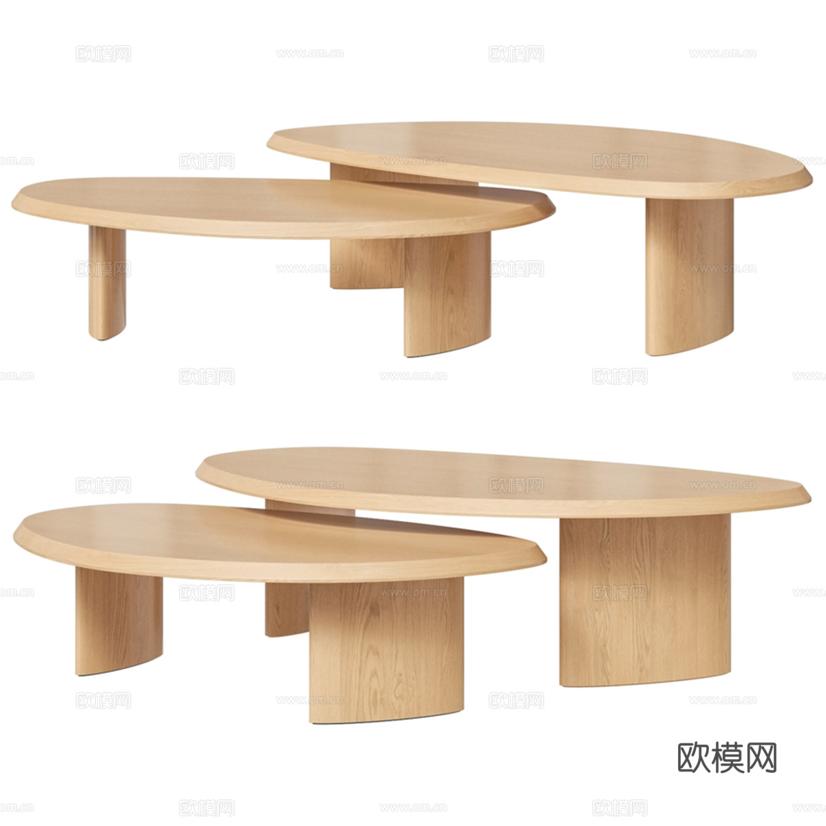 Maiden Home Vestry 嵌套式咖啡桌3d模型下载