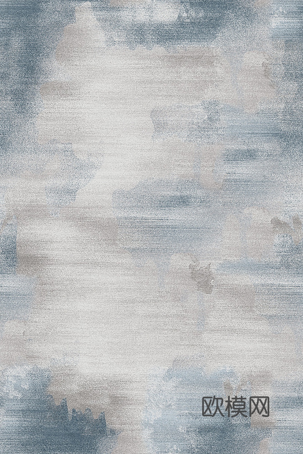 无缝中式新中式晕染纹理地毯 蓝灰色地毯