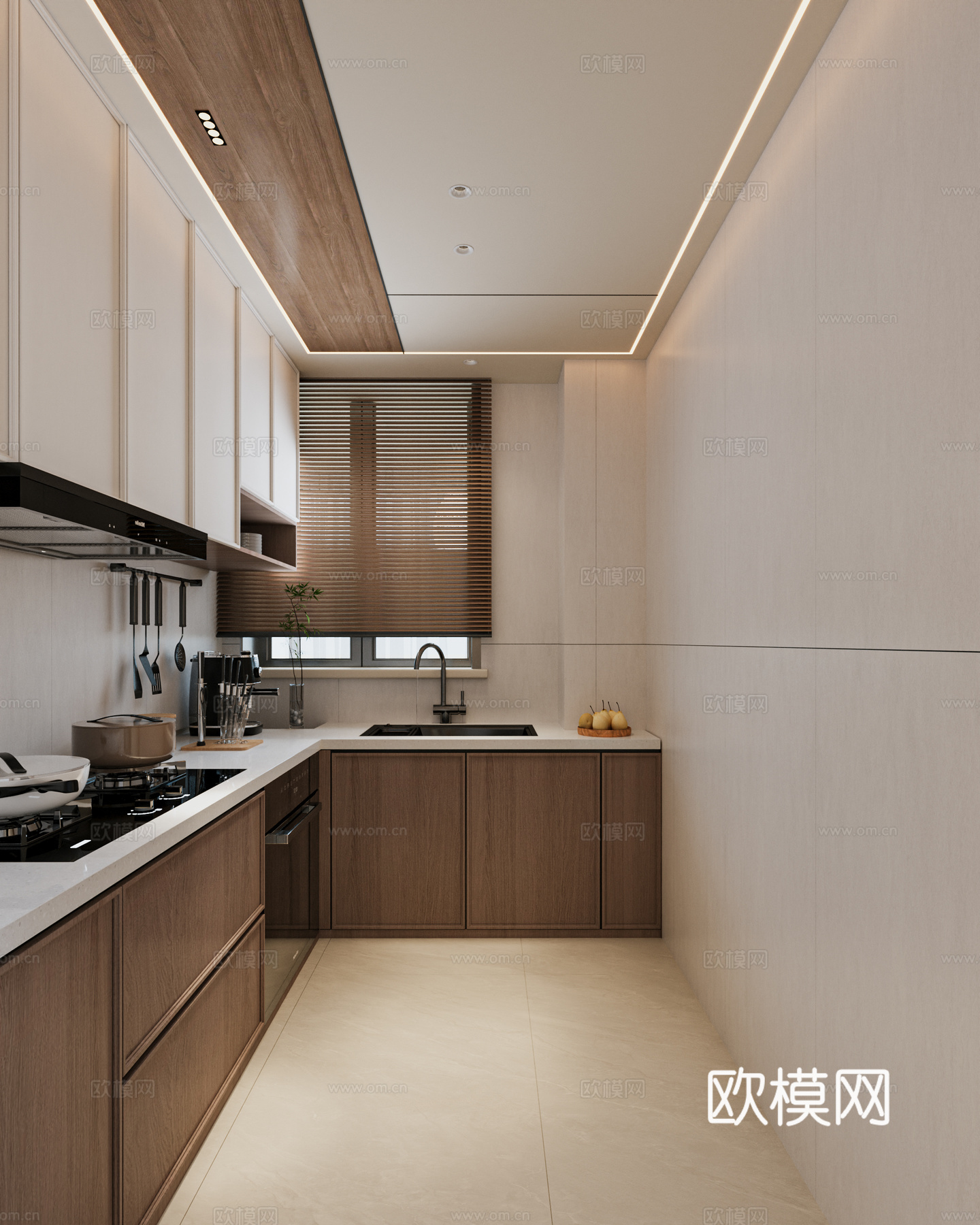 宋式美学新中式-自制3D模型3d模型下载（渲染图3）